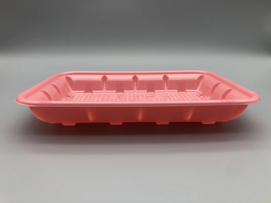 Black PP Disposable Supermarket Meat Trays Meat Packing Trays Fresh Meat Trays