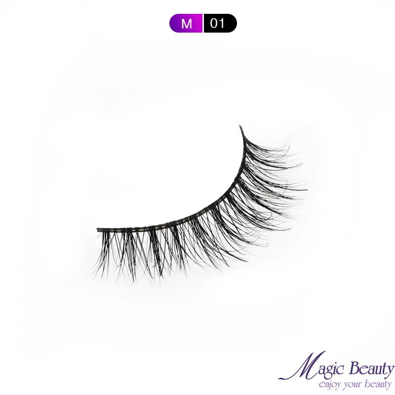 2020 New Design Style Eyelashes Beauty Cosmetics Lashes High-Grade Fluffy M01 M02 Mink Eyelash with Custom Your Logo Box