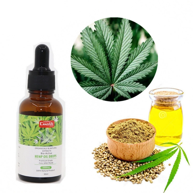 Effective 30ml Pure Hemp Seed Oil Essential Oil Natural Anti--Inflammatory Body Skin Care Massage Pain Relief