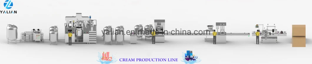 Chemical Mixing Equipment Body Lotion Shampoo Shower Gel Making Machines Cosmetic Vacuum Homogenizer