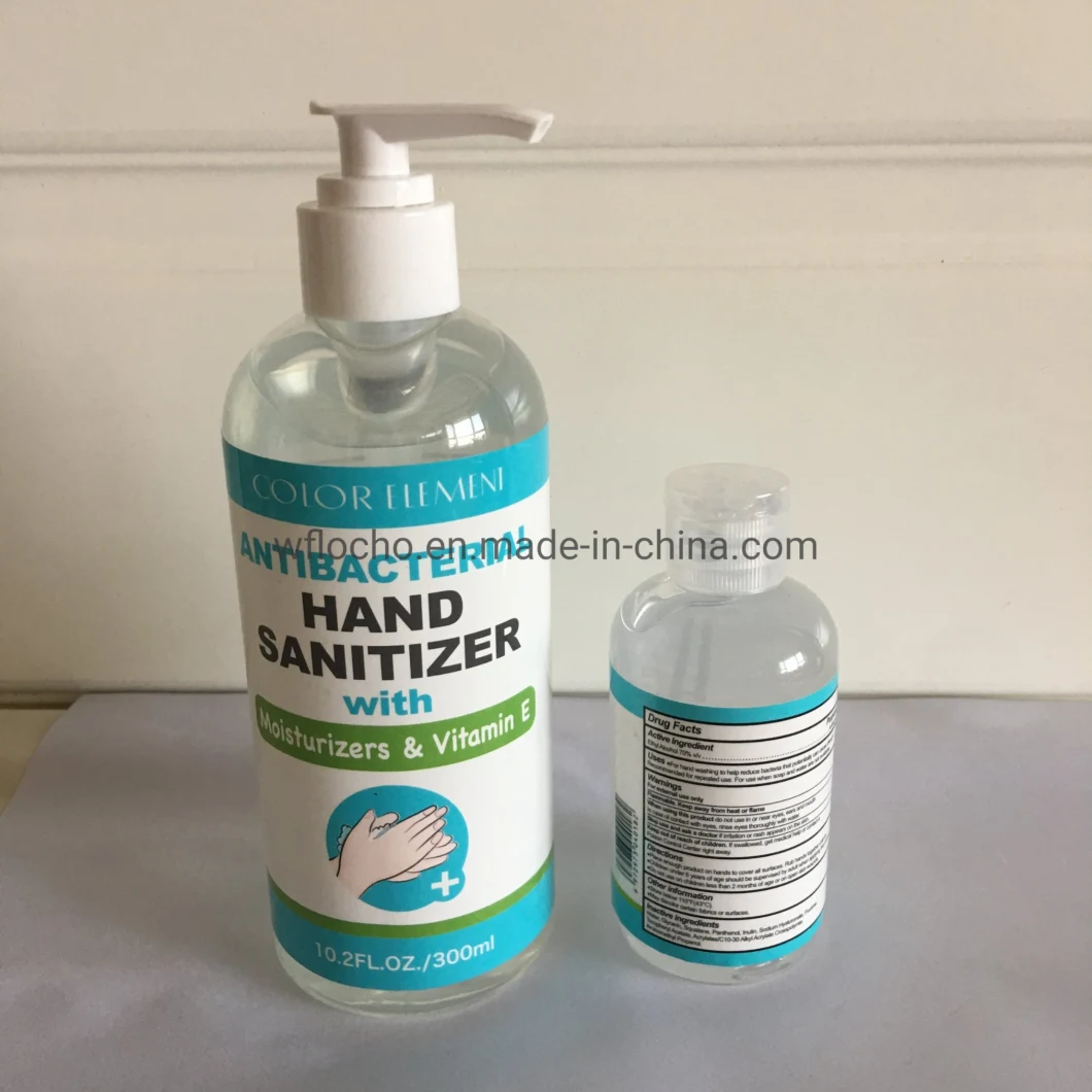 Moisturizers Vitamin E 300ml Alcohol Disinfectant Hand Sanitizer Gel Antibacterial