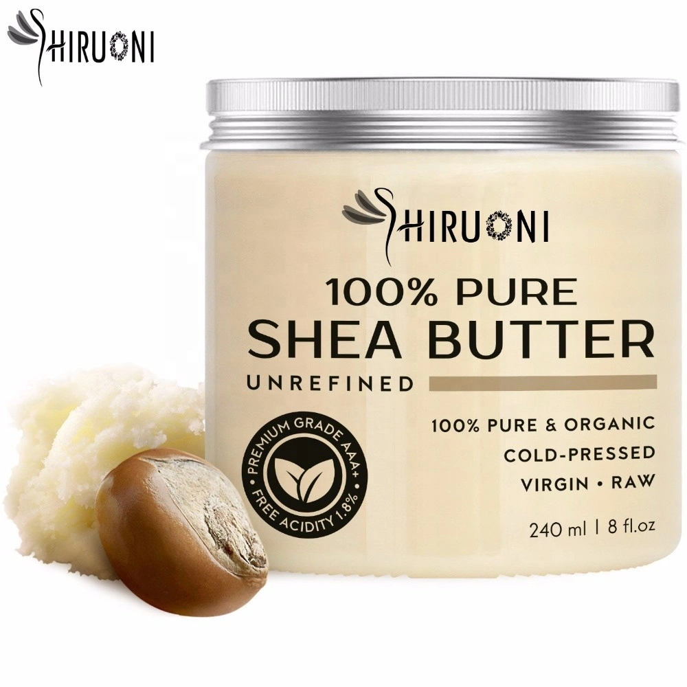Custom Logo African Raw Shea Butter Origanic Body Whipped Shea Butter with Private Label