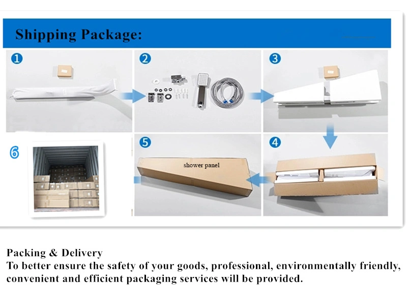 2017 Cheap Price Bath Thermostatic Faucet Brass Shower Panel/Shower Set