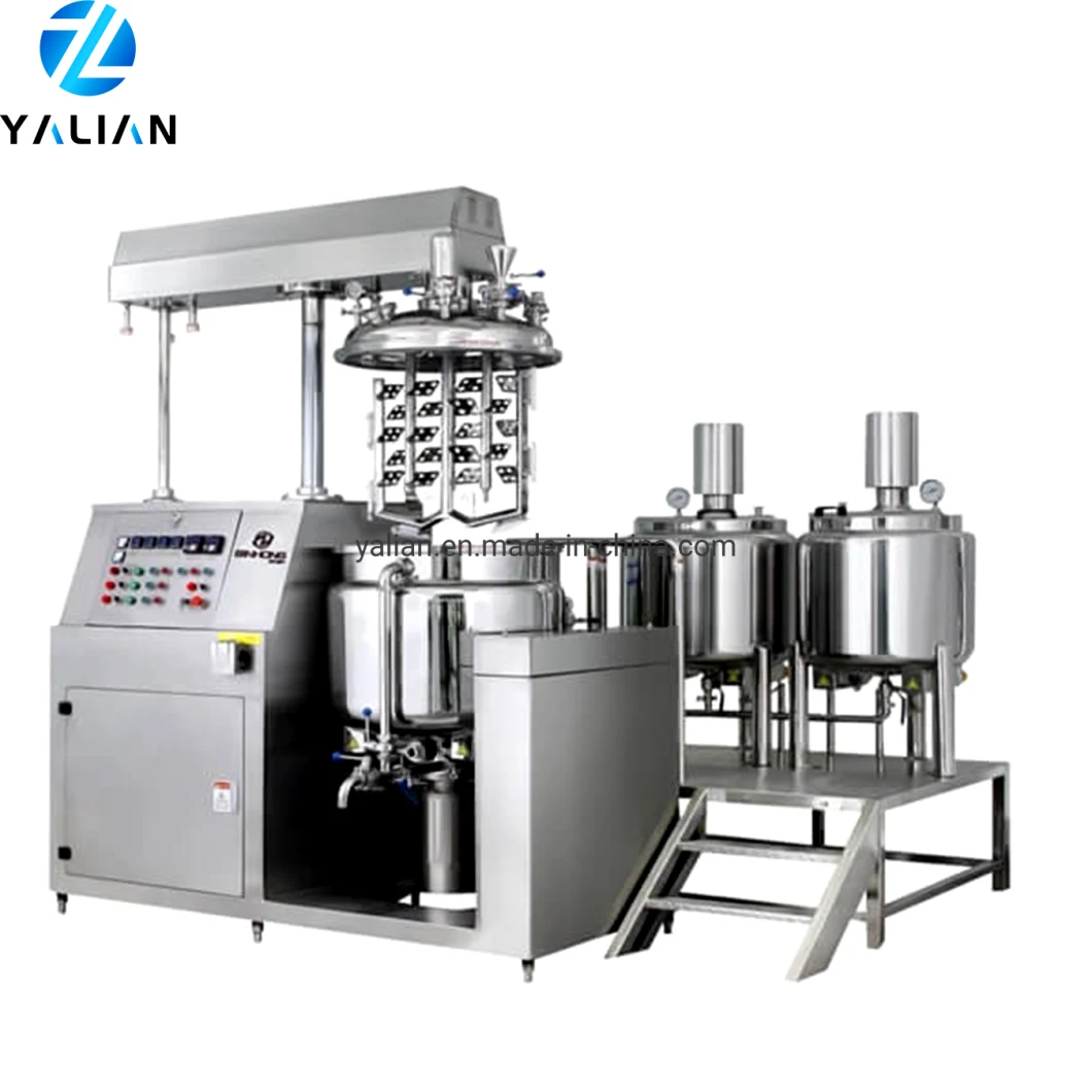 Chemical Mixing Equipment Body Lotion Shampoo Shower Gel Making Machines Cosmetic Vacuum Homogenizer