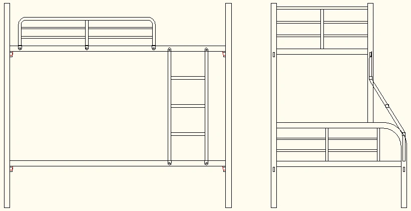 Factory Supply Bunk Beds, Student Decker Bunk Beds, Wholesale Bunk Beds