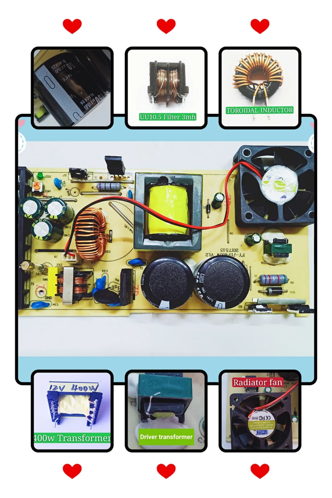 Toroidal Choke Coil Inductor Coil Filter Core