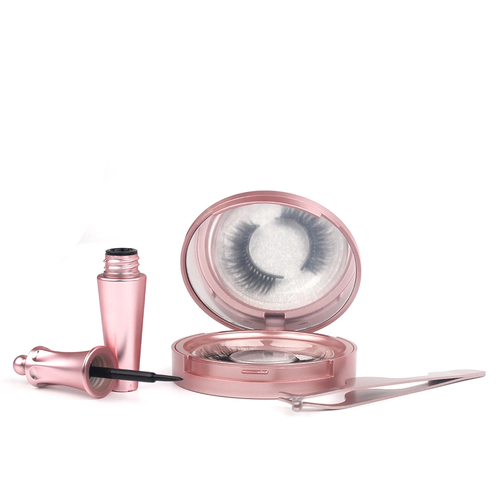 Magnetic Eyelashes with Eyeliner 3D Mink Eyelashes with Custom Eyelash Packaging