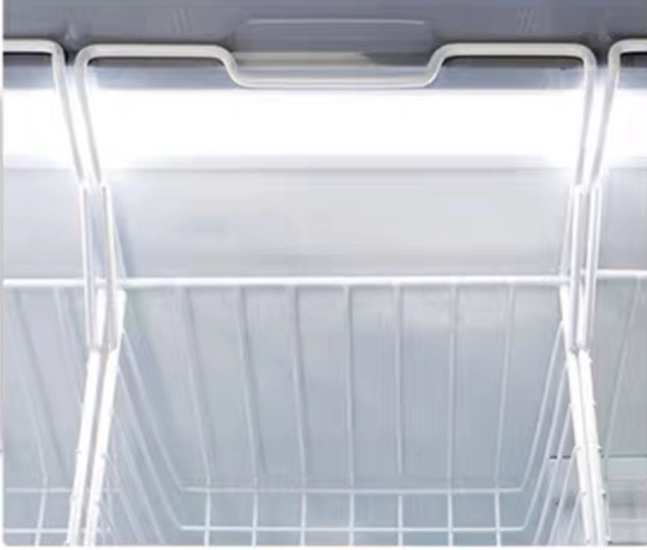 Smeta 698L Large Sliding Curved Glass Door Supermarket Island Freezer