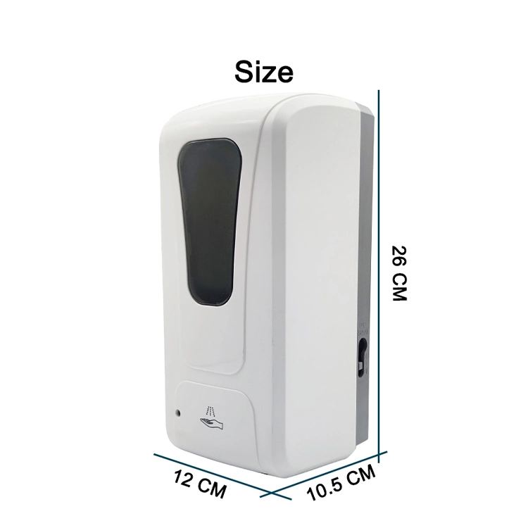 White&Black Hospital Auto Hand Sanitizer Dispenser 1200ml Hand Cleaning Gel Soap Foam Dispenser Non-Touch