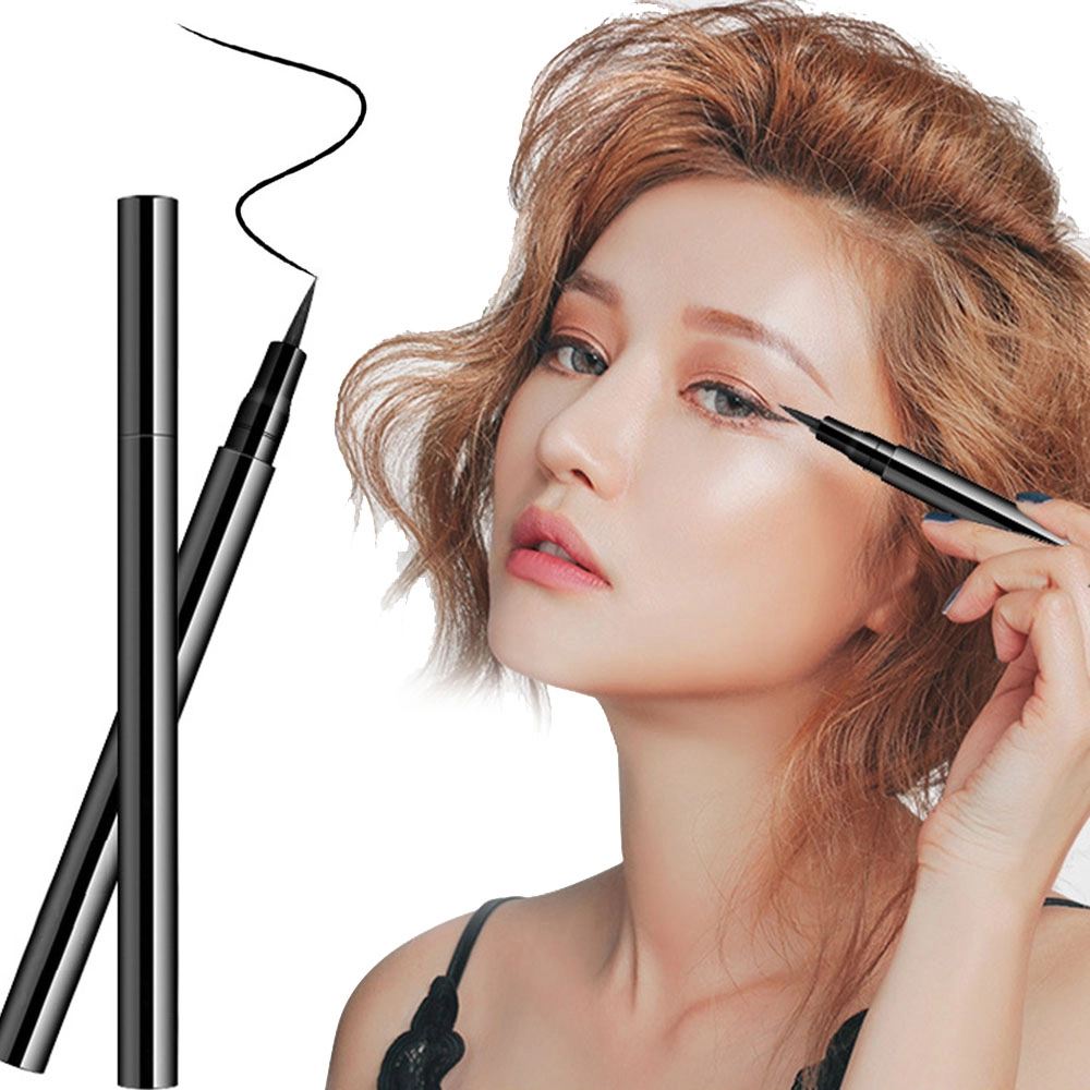 Black Eyeliner Quick-Drying Waterproof Pen Liquid Smooth Makeup Eyeliner