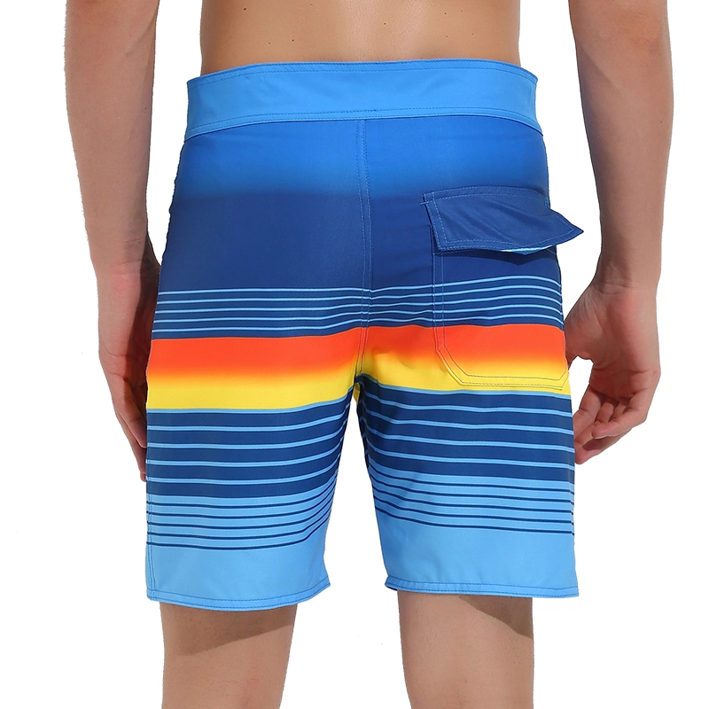 Board Shorts Summer High Waist Printed Men's Beach Shorts