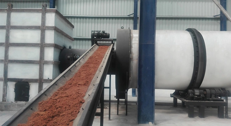 Large Capacity Coco Peat Roller Dryer Machine