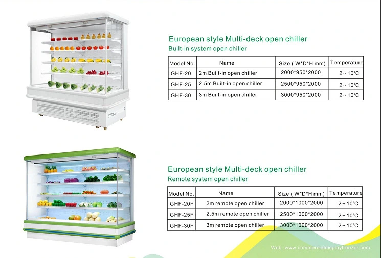 Green&Health Store Mini Top Beverage Open Display Front Cooler