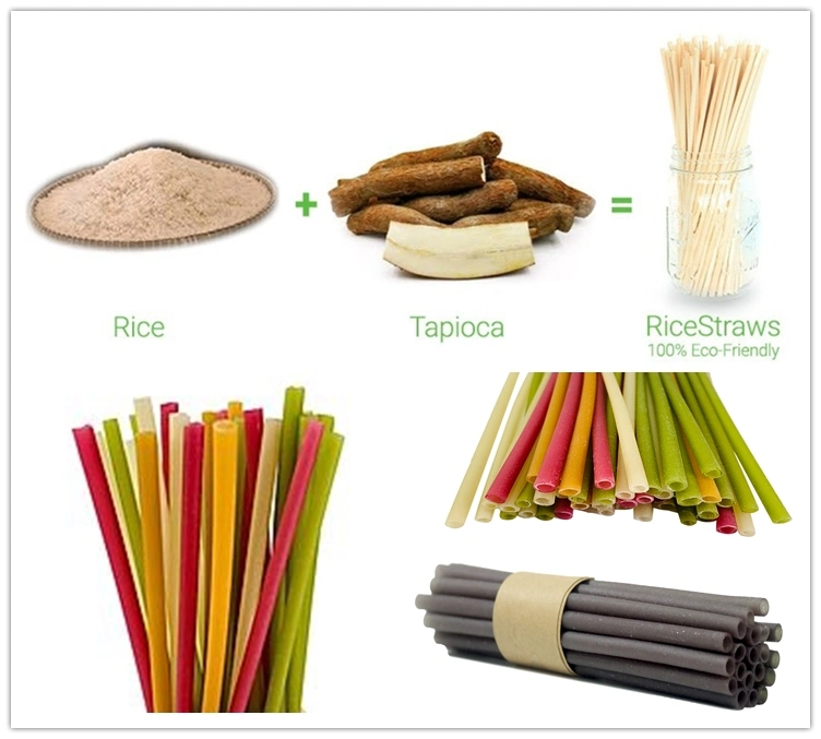 Natural Biodegradable Degradable Rice Tapioca Straw Processing Production Line