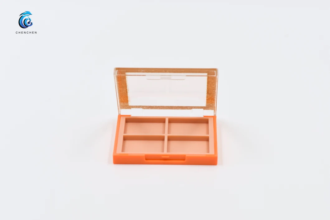 Handmade Colorful Empty Magnetic Eye Shadow Palette/Eyeshadow Palette Packaging Box with Mirror