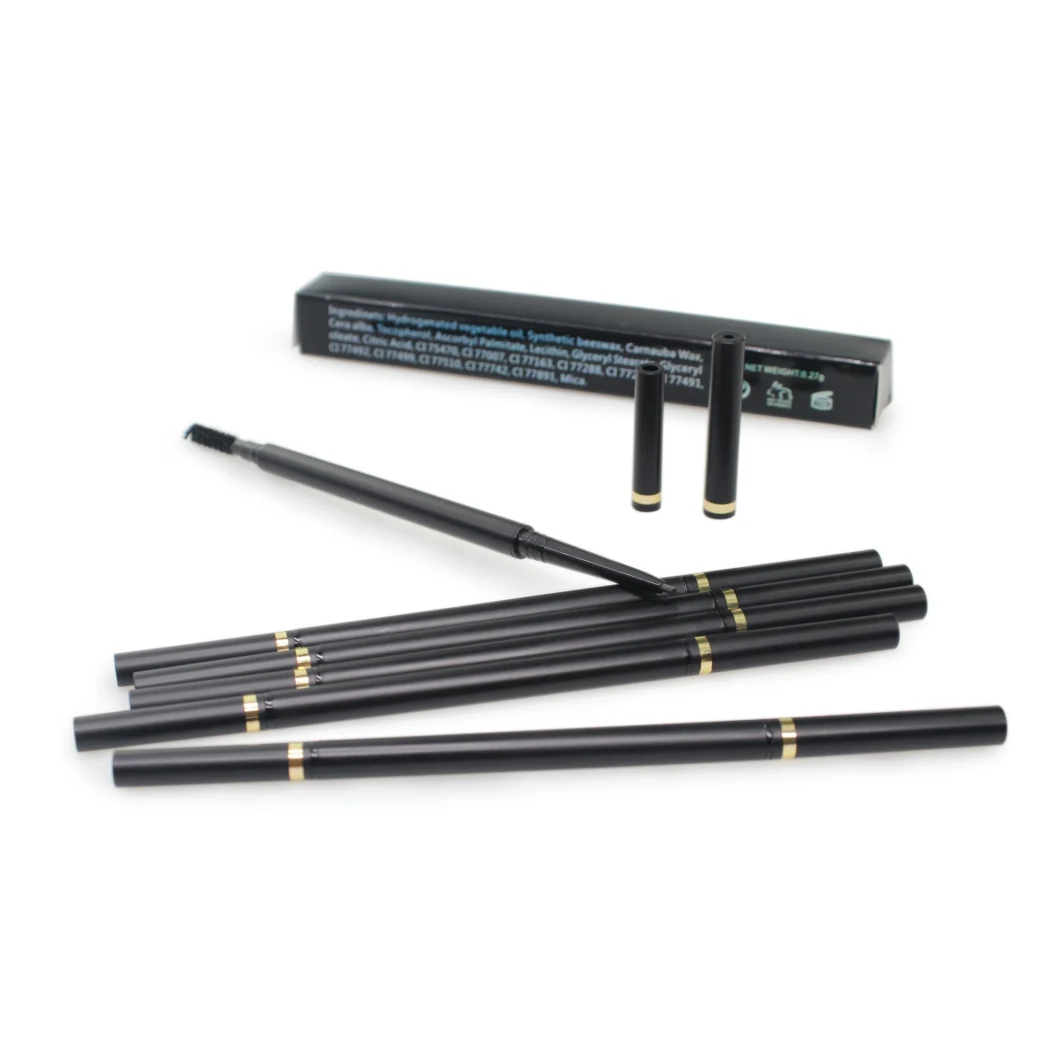 High Quality Microblading Eyebrow Pencil Private Label Doublehead Automatic Eye Brow Pencil