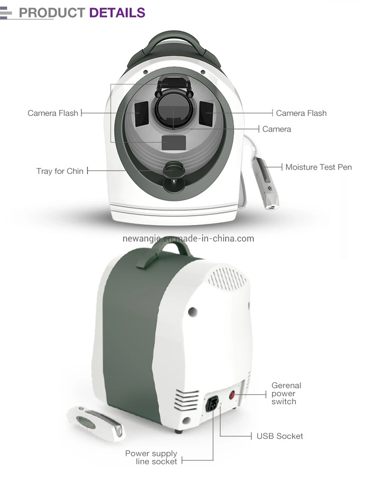 Beauty SPA Portable Facial Skin Analyzer Beauty Machine