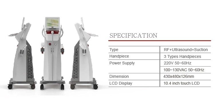 Lipo Cavitation Vacuum Therapy RF Slimming Machine for Face Body Skin Care