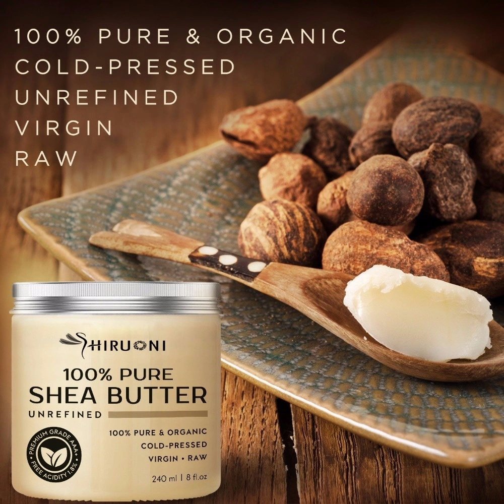 Organic 100% Pure Raw African Whipped Shea Butter Natural Body Butter for Skin Care Hair Care