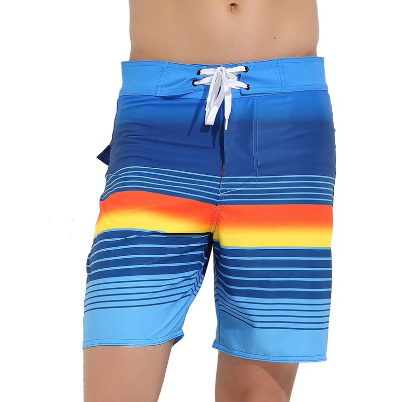 Board Shorts Summer High Waist Printed Men's Beach Shorts