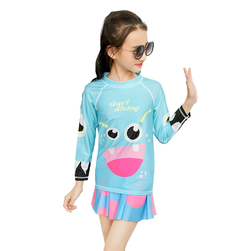 Girls Lycra Swimsuit Bathing Suit Rash Guard for Kids