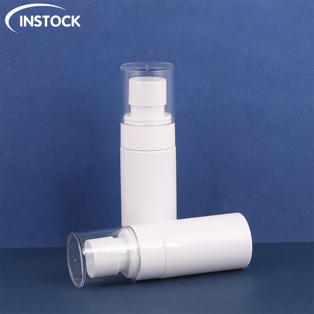 80ml Press Pump Cap Makeup Spray Airless Bottle Plastic Skincare Cosmetic Packaging
