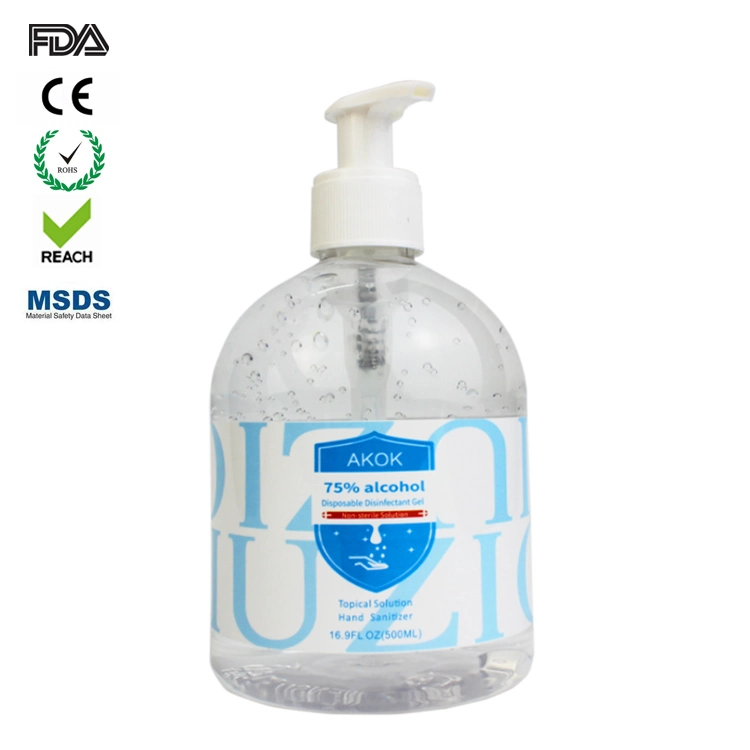 300ml Antibacterial 75% Alcohol Liquid Gel Disinfectant Hand Sanitizer Gel