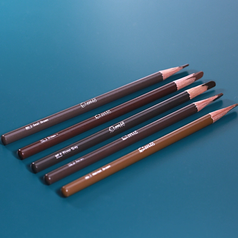 Wooden Hard Core Eyebrow Pen Naturally Eyebrow Pencil