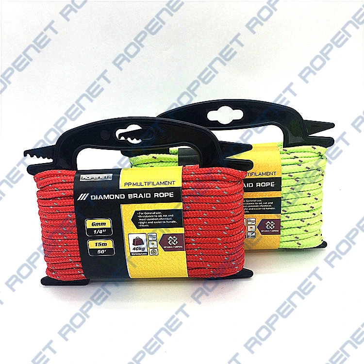 Polypropylene Braided Rope, Reflective Braided Tent Rope