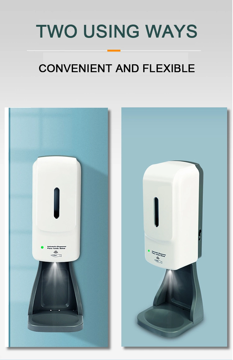 Battery Operated USB Charging Touchless Foaming Soap Dispenser on Table/Wall Mounted