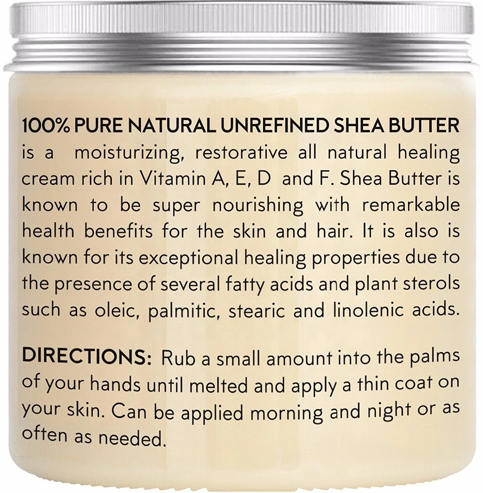 Organic 100% Pure Raw African Whipped Shea Butter Natural Body Butter for Skin Care Hair Care