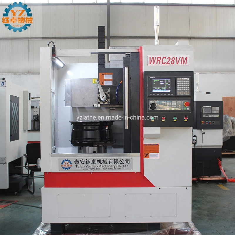 Alloy Rims Diamond Cutting Equipment CNC Wheel Polishing CNC Lathe Alloy Wheel Straighten Lathe