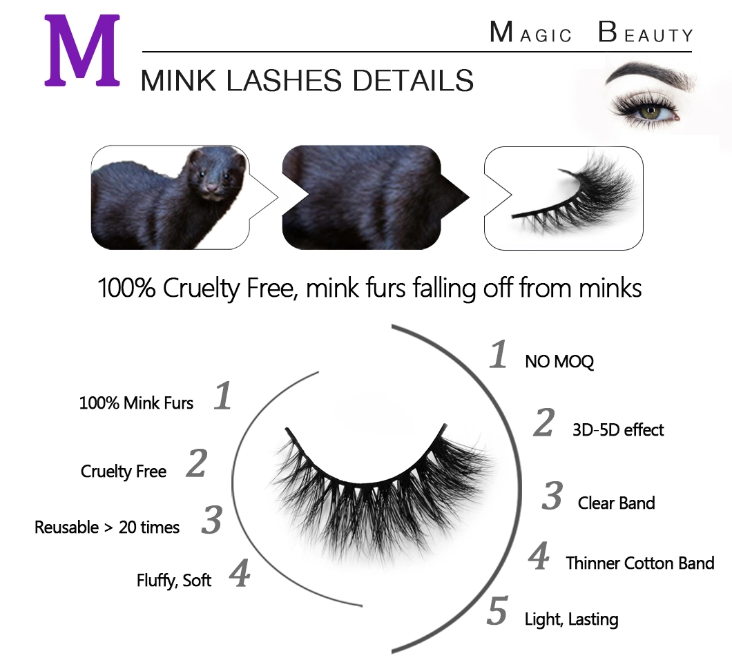 2020 New Design Style Eyelashes Beauty Cosmetics Lashes High-Grade Fluffy M01 M02 Mink Eyelash with Custom Your Logo Box