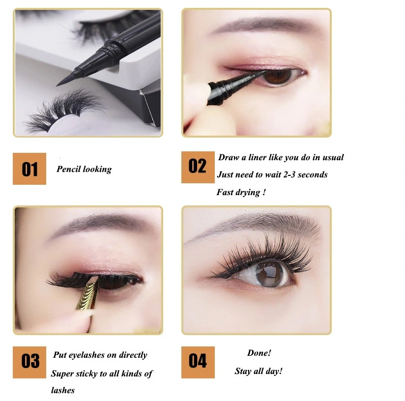 The Best-Selling Eyeliner Liquid Pencil Glue-Free Eyelashes Magic Eyeliner Pencil Quantum Eyeliner