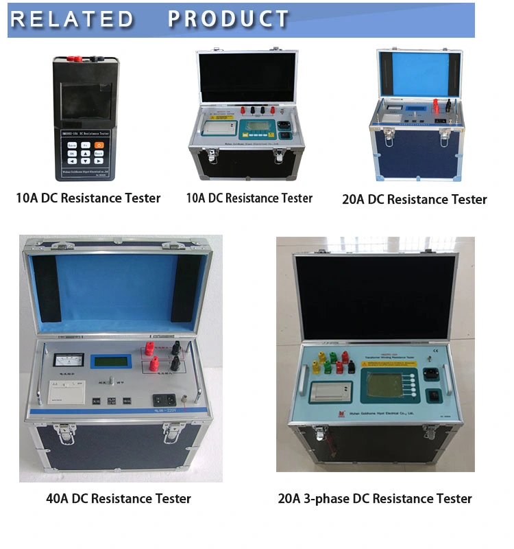 10A DC Resistance Tester Transformer DC Winding Resistance Meter 20A DC Winding Resistance Tester