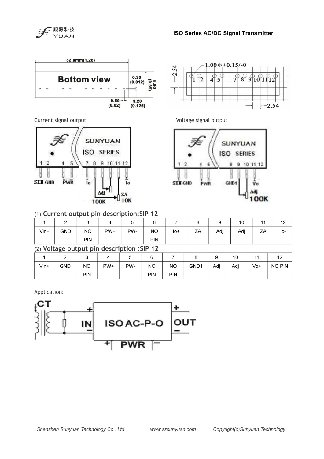 Rail-Mounted Isolated AC to DC Voltage (Current) Signal Transducer