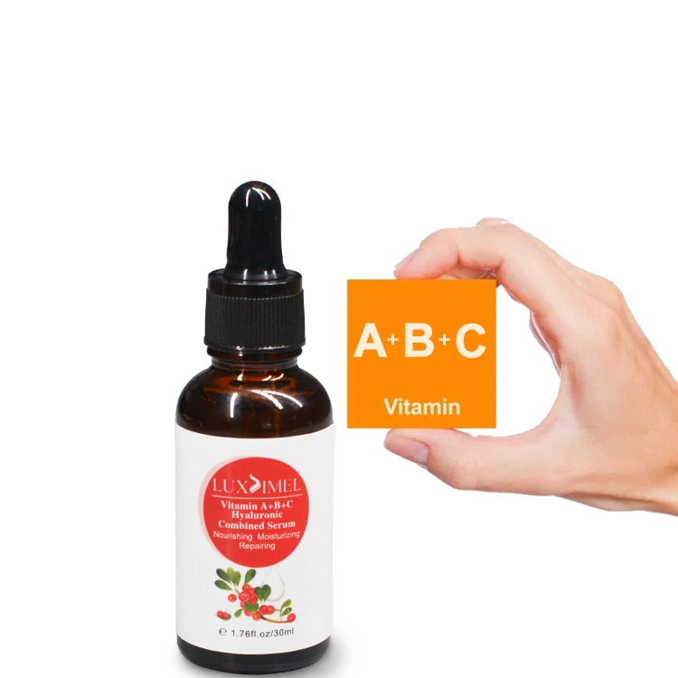 Beauty Cosmetics Vitamin a+B+C+Hyaluronic Combined Serum for Anti Aging