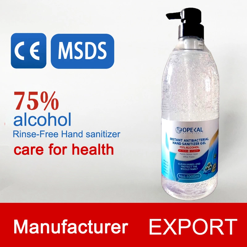 75% Alcohol Disinfection 99.9% Skin Disinfectant Hand Sanitizer Gel 1000ml