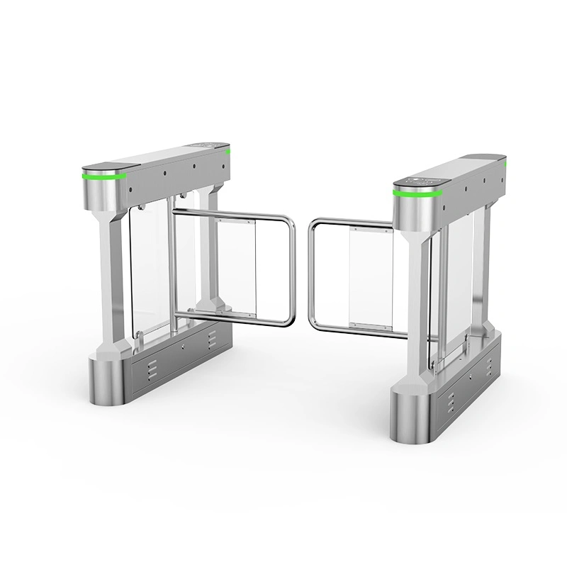 Stainless Steel Swing Arm Dual Passage Turnstile Gate