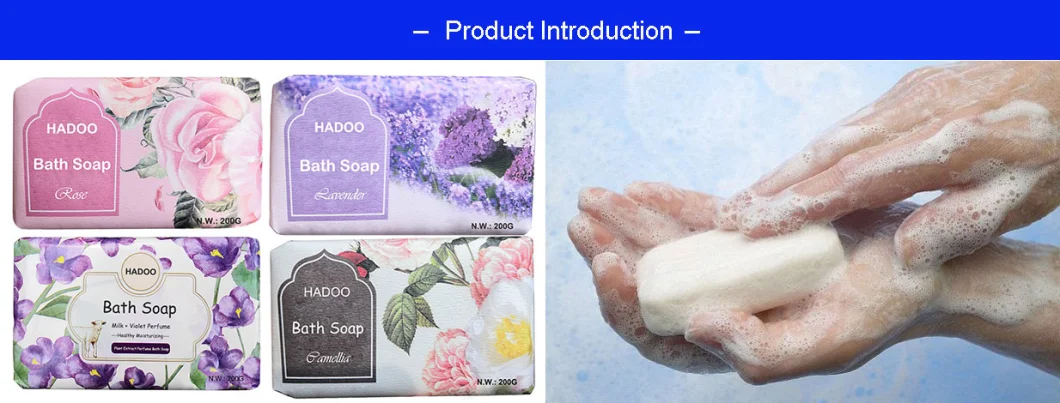 100% Plant Extract Private Cosmetics Lavender Fragrance Soap Hotel Supply Milk Bath Soap