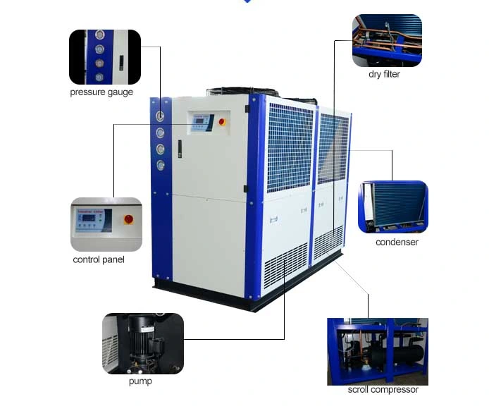 Hot Sale Air-Cooled Water Chiller Industrial Glycol Chiller/Beverage Water Chiller