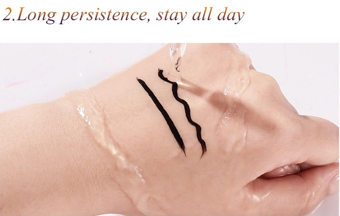 Wholesale Black Neon Brush Liquid Waterproof Magic Eyeliner Lash Glue Eyeliner Self Adhesive Eyeliner