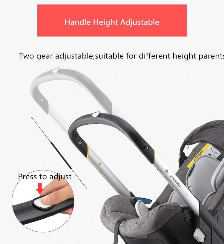 Foldable Infant Carrier, Baby Safety Seat, Multifunctional Baby Stroller