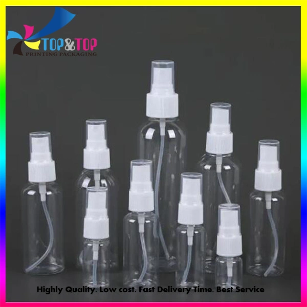 Custom Empty Semitransparent Pet Plastic Gel Hand Sanitizers Soap Shampoo Alcohol Disinfection Lotion/Spray Pump Bottle