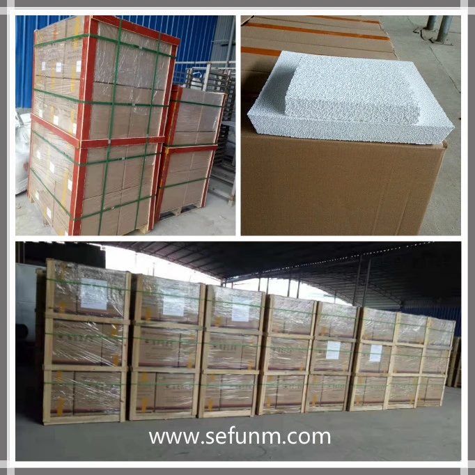 Alumina Ceramic Foam Filter with Three-Dimensional Structure for Filtration of Molten Aluminum