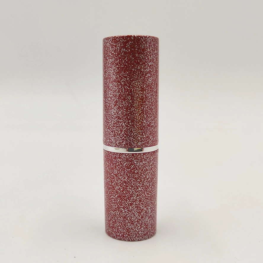 Cosmetic Packaging Red Shiny Surface Plastic Lipstick Tube