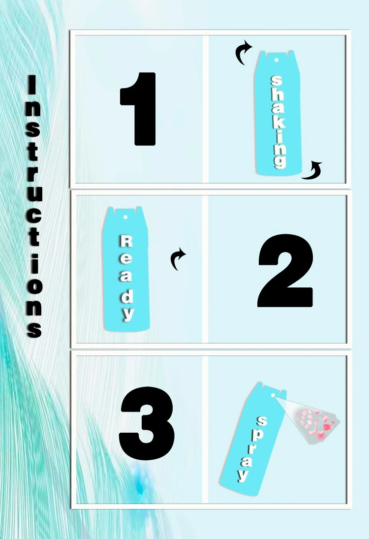 Green Color Cosmetics Makeup Perfume 150ml Body Spray
