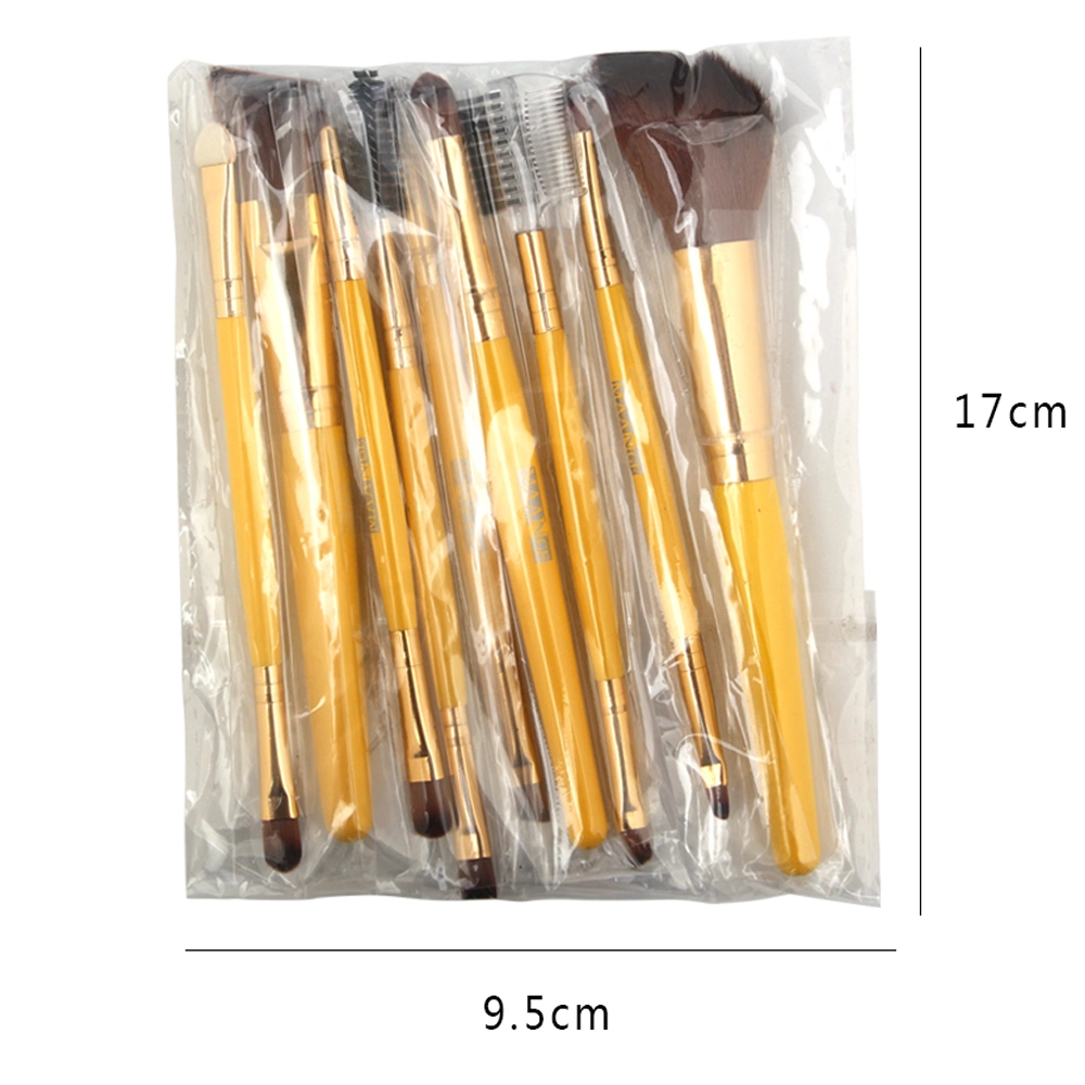 Wholesale 9PCS Cosmetics Make up Brush Beauty Powder Eye Shadow Makeup Brushes Set Christmas Gifts