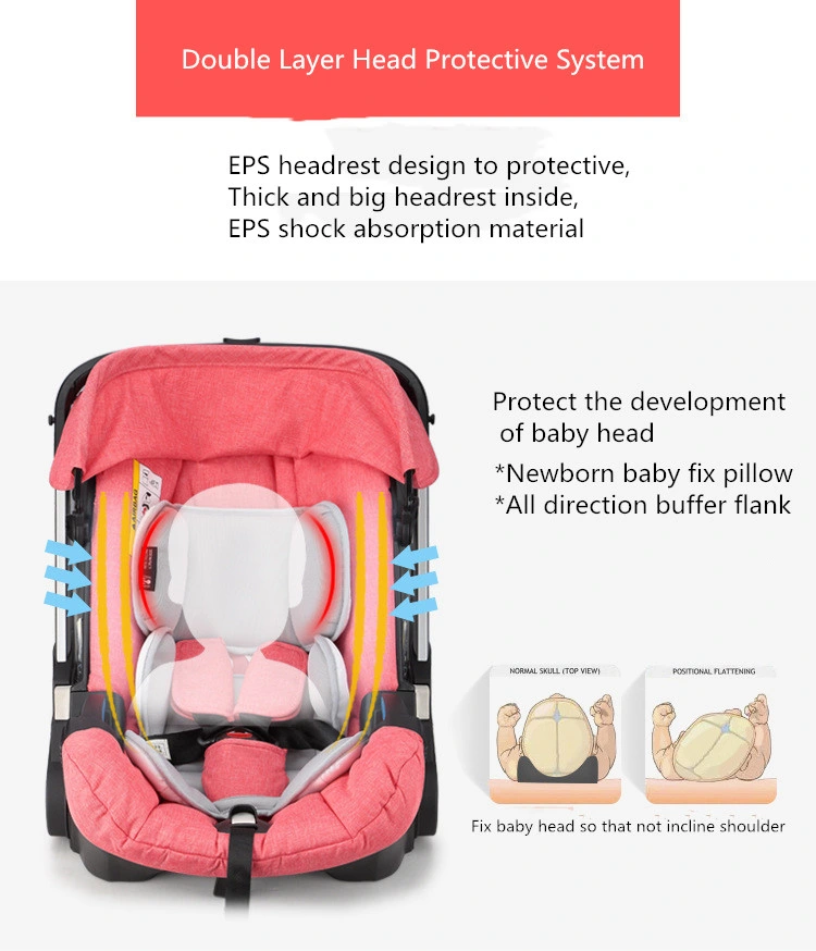 Foldable Infant Carrier, Baby Safety Seat, Multifunctional Baby Stroller