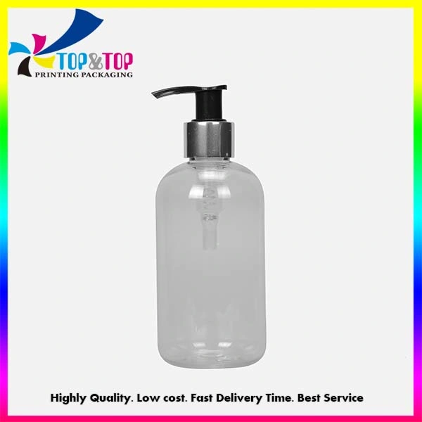 Custom Empty Semitransparent Pet Plastic Gel Hand Sanitizers Soap Shampoo Alcohol Disinfection Lotion/Spray Pump Bottle